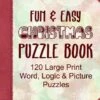 FUN & EASY Christmas Puzzle Book -Books store 286608746