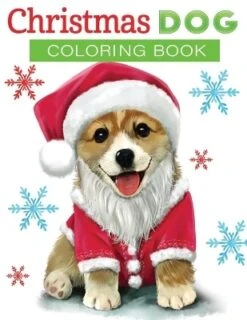 Christmas Dog Coloring Book