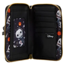 Loungefly: The Nightmare Before Christmas - Jack Skellington House Pop! Glow Zip Purse -Books store 292821069