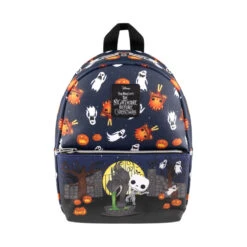 LOUNGEFLY The Nightmare Before Christmas, This Is Halloween Print - Mini BackPack