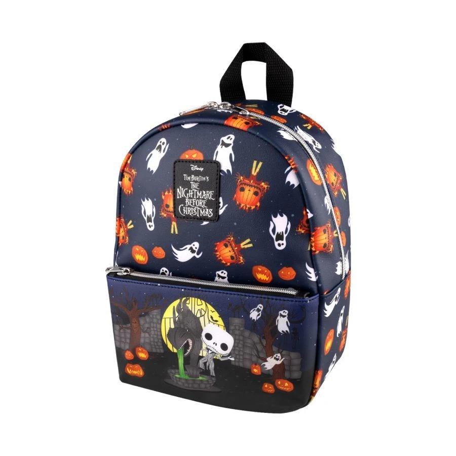 LOUNGEFLY The Nightmare Before Christmas, This Is Halloween Print - Mini BackPack 4 LOUNGEFLY The Nightmare Before Christmas, This Is Halloween Print - Mini BackPack - Image 2